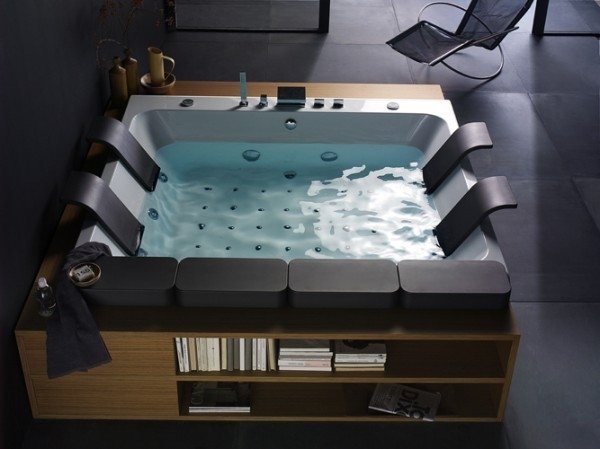 Vaňa pre dve opierky hlavy Whirlpool-Blu Bleu