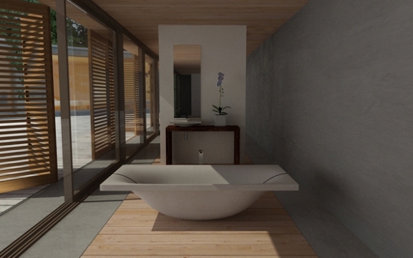 Moderný dizajn akrylovej vane Dade