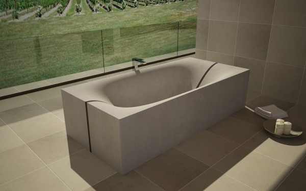 Vaňa biela voľne stojaca kúpeľňa dizajn Dade