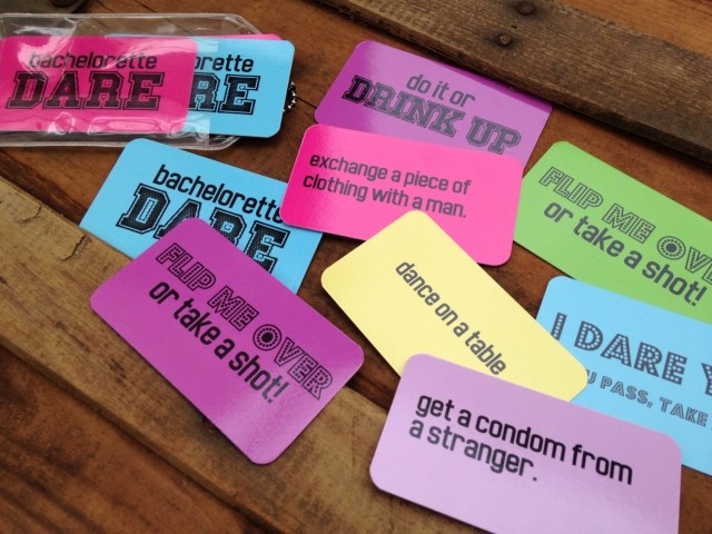 nápady slepačia párty nevesta domáce práce karty Nápady na slepačiu párty, svadobné karty úloh