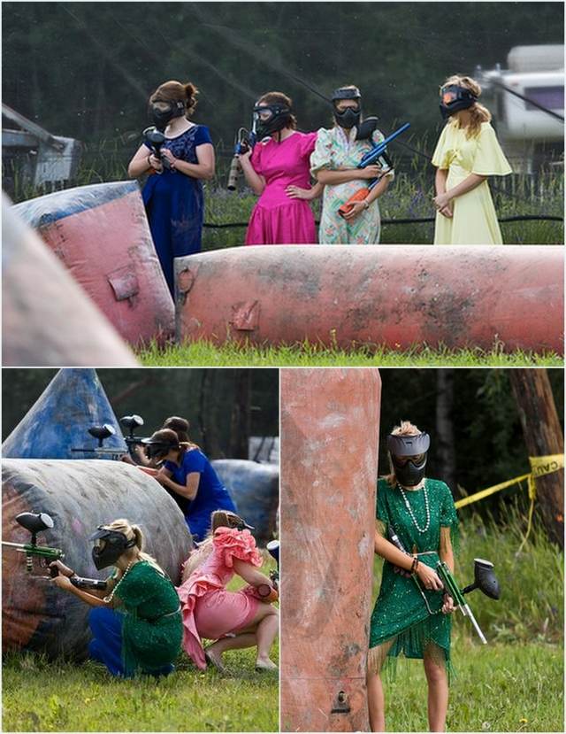 nápady hen party paintball ženy hrajúce šaty nápady-sliepka-párty-paintball-ženy-oblečenie-hra