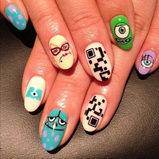 cool-nail-motivy-nápady-nail-art-designy-comichelden-nagelsticker
