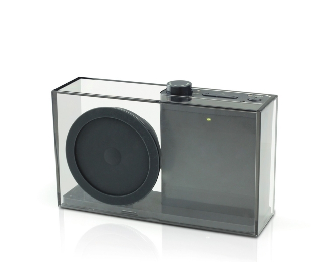 Tip na bezdrôtový darček čierny kryt-transparentný Funguje ako MP3 prehrávač Rádiový darček darčeky čierne puzdro-transparentné funguje-ako MP3 prehrávač