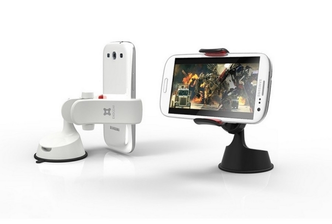 Univerzálny držiak na mobilný telefón Exogear Exomount- otočný gadget na rozdávanie Tipy na univerzálne darčeky Vianočný držiak mobilného telefónu Exogear Exomount- otočný gadget- rozdajte