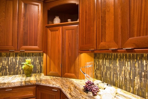kuchynská skrinka drevené nápady na kuchynské podsvietené svetlá