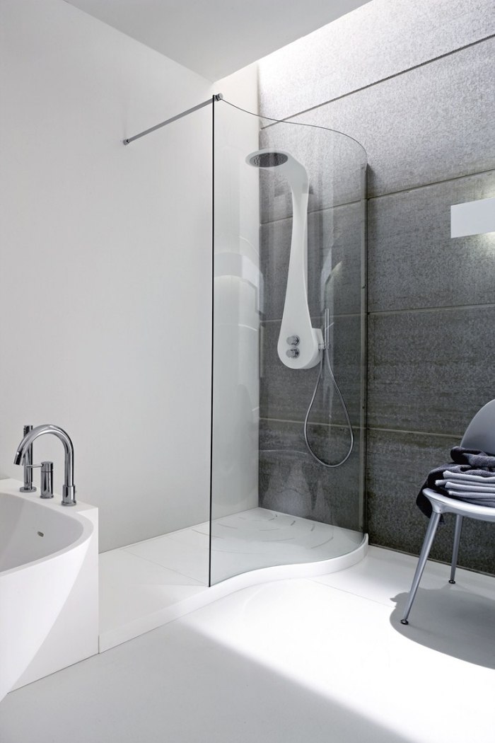 Korakril ™-sprchový panel-sprchovací kút-moderné sklo-BOMA-Rexa-Design