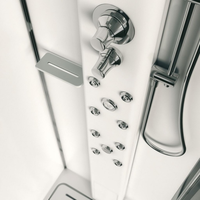 Multifunkčná sprchová kabína Play 120 od Jaccuzi v ultra modernom dizajne