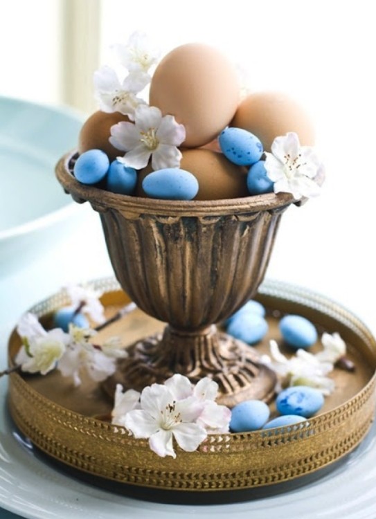 ozdobte stred stola a zvýraznite krásne malé vajíčka