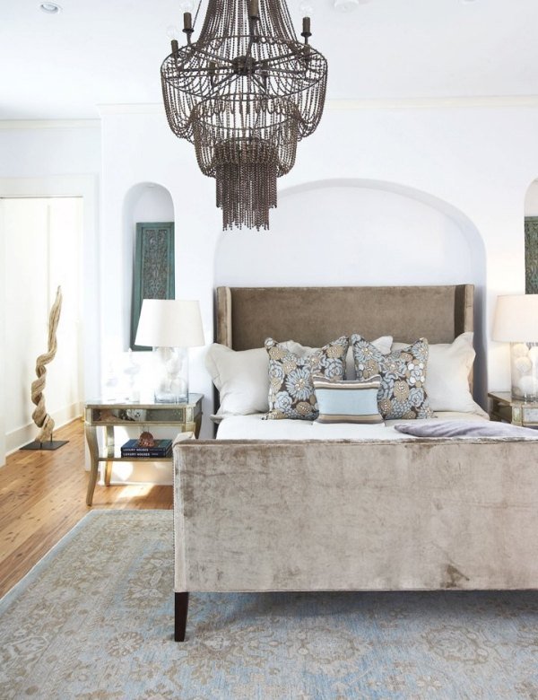 Lustre reťaze nápady na osvetlenie spálne