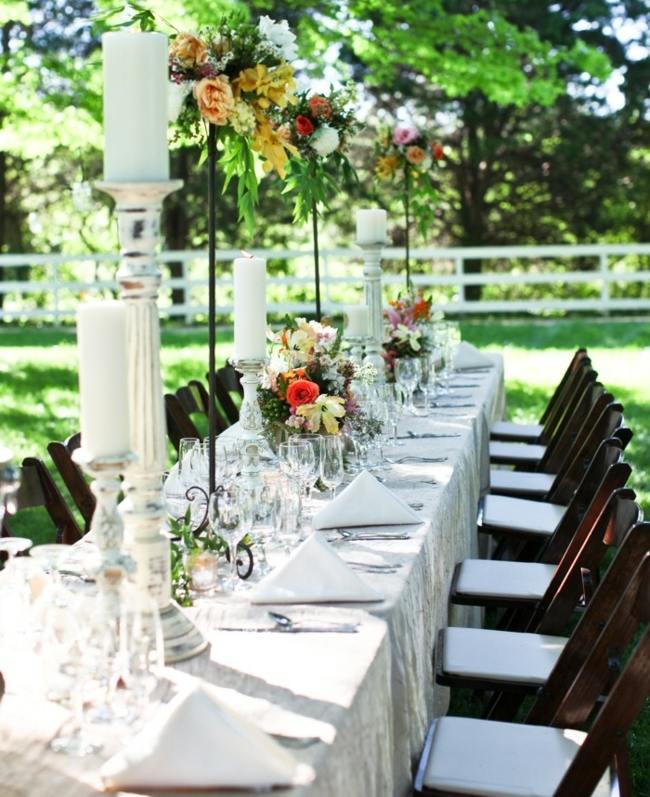 Letné svadobné sviečky klasické svadobné fotografie