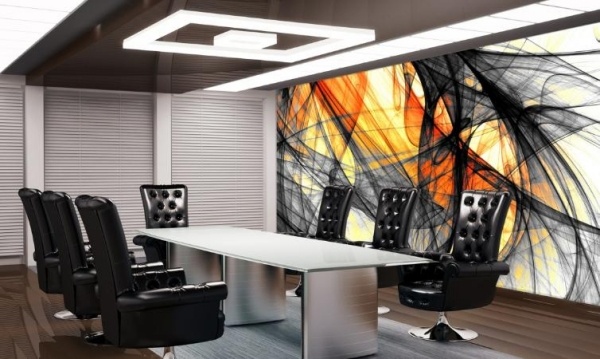 fotografická tapeta v konferenčnej miestnosti abstraktná čierna nápady nástenné dekorácie s fotografickými tapetami konferenčná miestnosť abstraktné čierne