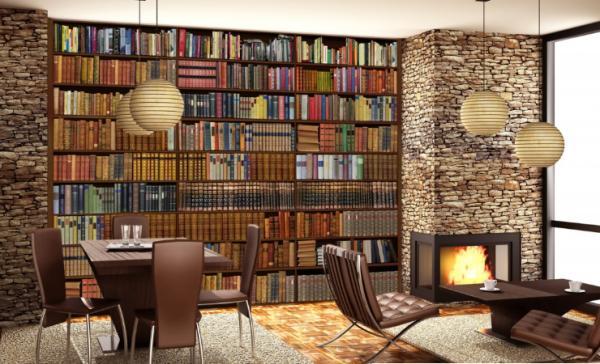 fotografická tapeta knihy knižnica nápad foto tapeta obývačka knihy knižnica nápad