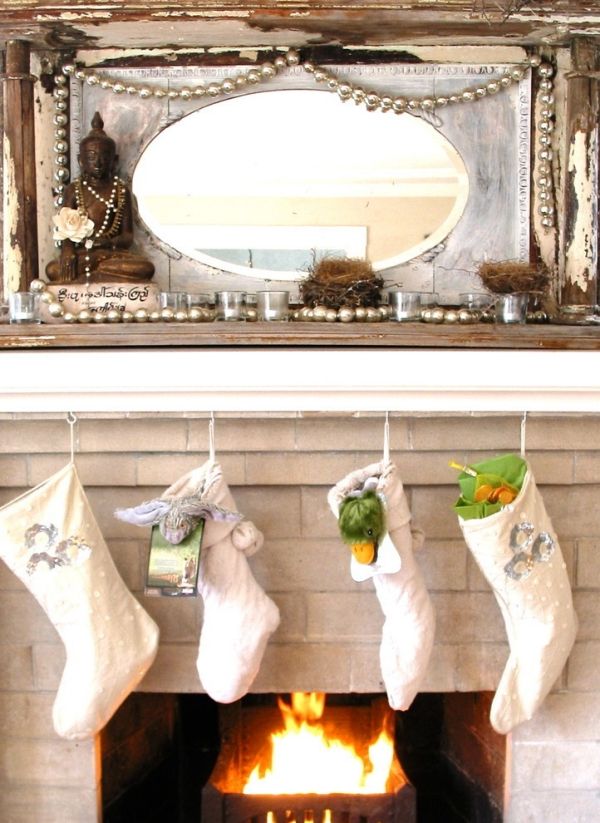 Vnútorný krb zdobiť topánky pripevniť-vintage zrkadlo rám krbová rímsa Krbová ozdoba čižiem-ozdobný rám zrkadla