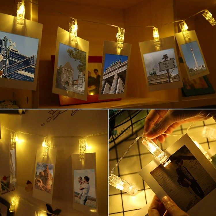 vianočný darček led víla svetlá originálne fotografie