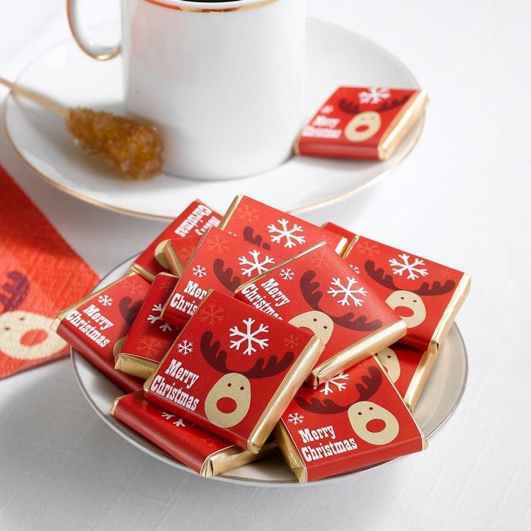 nápady vianočné darčeky sladkosti sobi veselé Vianoce