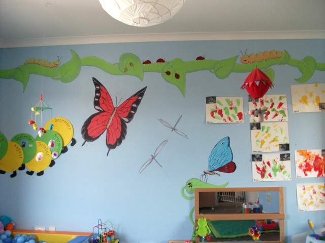 Škôlka húsenice motýľa