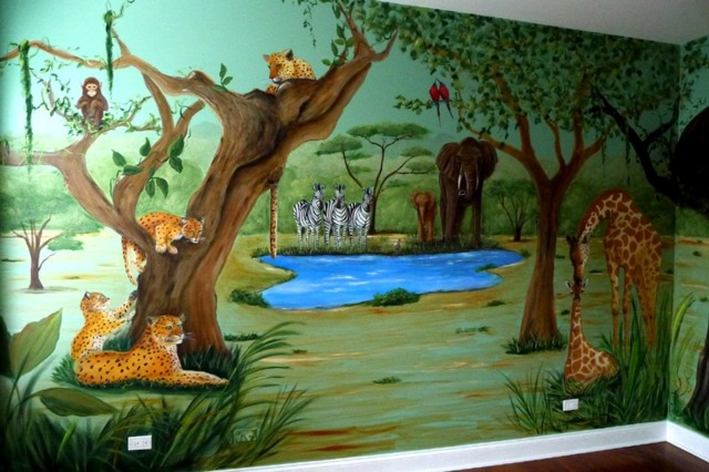 Africké zvieratá-divočina-žirafy