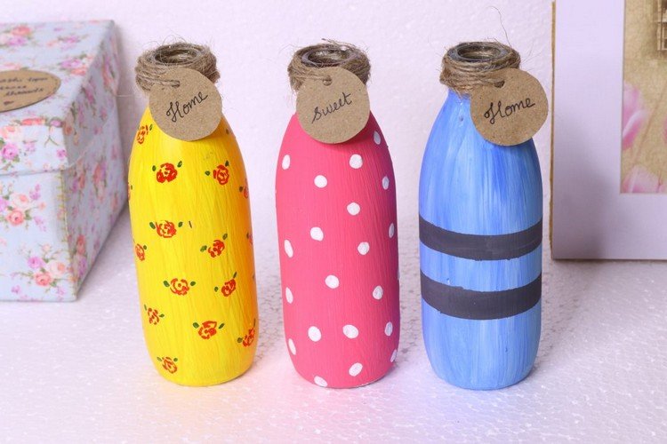 Maľovacie fľaše s návodom pre deti