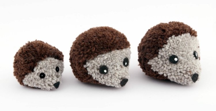 Ježko-drotár-bobble-urob si sám-jeseň-drotárske oči