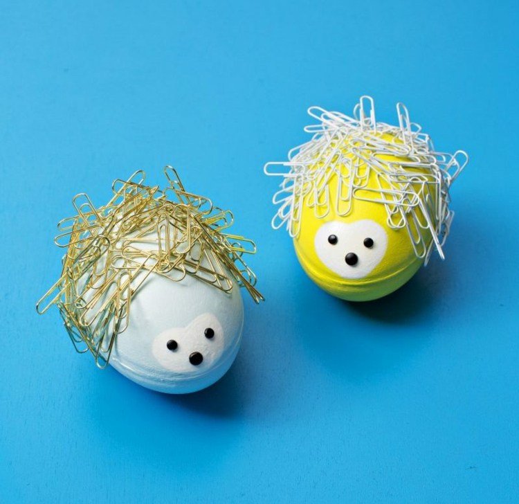 Ježko-drotár-magnet-polystyrén-vajíčka-kancelária-klip-písací stôl-príslušenstvo