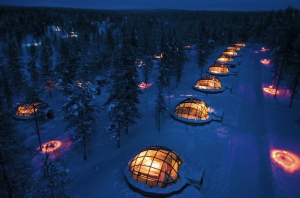 Igloo Fínsko Hotel Northern Lights Hotel Igloo Fínsko