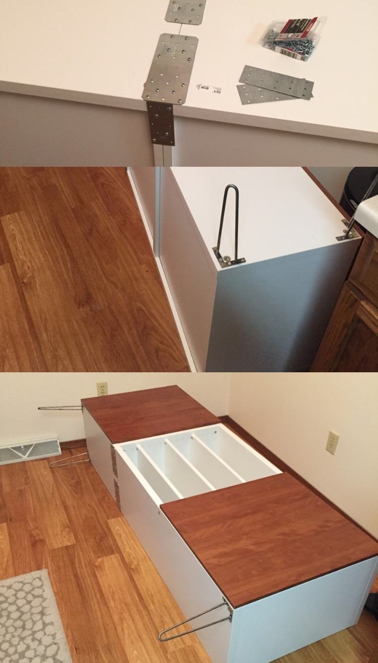 Zostavte a zafixujte moduly, zostavte a zasklite drevené fronty ikea-besta-policovy-skladovy-system-vinobranie-predne-drevo-biele-nohy-kov