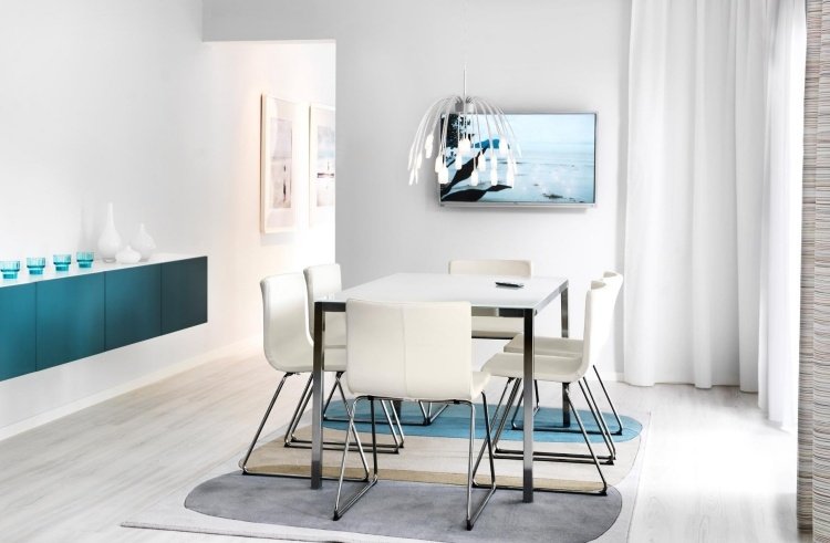 Jedálenský stôl TORSBY s kovovým rámom a sklenenou doskou TORSBY-ikea-jedálenský stôl-kov-rám-sklenená doska