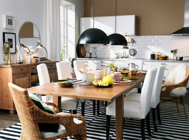 Obdĺžnikový drevený jedálenský stôl STORNÄS pre 8 osôb STORNÄS-ikea-jedálenský stôl-drevo-veľký-obdĺžnikový