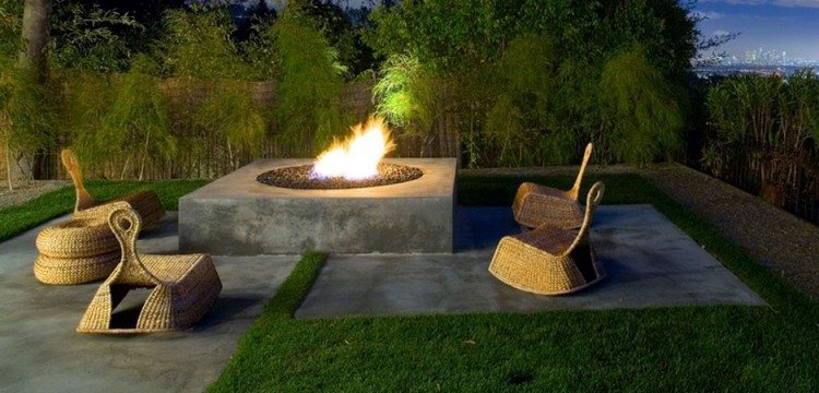 ikea-ratanový nábytok-vahadlo-stolička-vonkajšie-prútené-banánové-vlákno-gullholmen