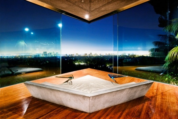 goldstein residence view miami sklenené steny