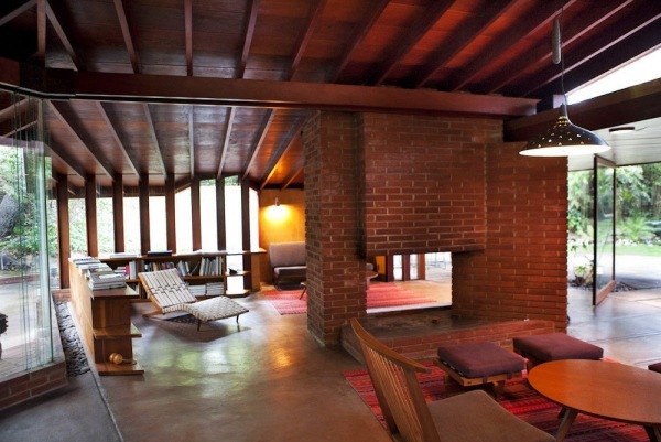 moderné domy hollywoodske filmy rezidencia Schaffer drevený dom