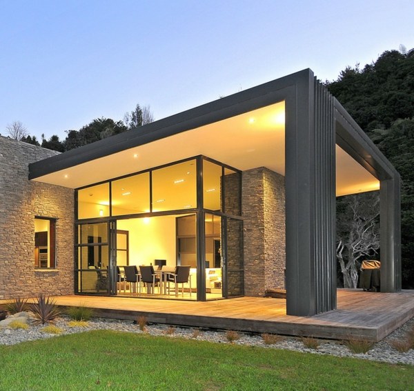 moderný dizajn od Dileu Residenz - bočný pohľad Bočný pohľad na modernú rezidenciu Dileu