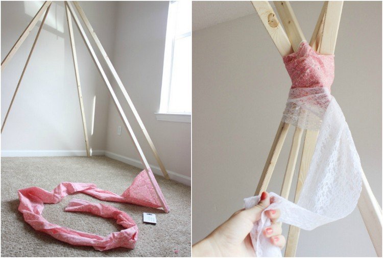 Tip-stan-stavajte-si-bez-šitia-zavinovačky-ružovo-bielej-látky