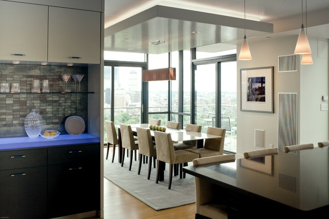 závesný koberec kuchynská LED skrinka