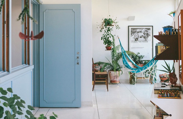 V byte si urobte zelený kútik s izbovými rastlinami a hojdacou sieťou hojdacia sieť-fix-izbová-izbová-izbová-záhradná-rohová-zelená-rastliny