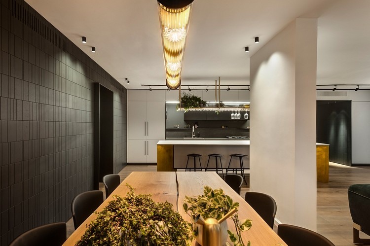 závesná lampa v priemyselnom štýle ľahká jedáleň