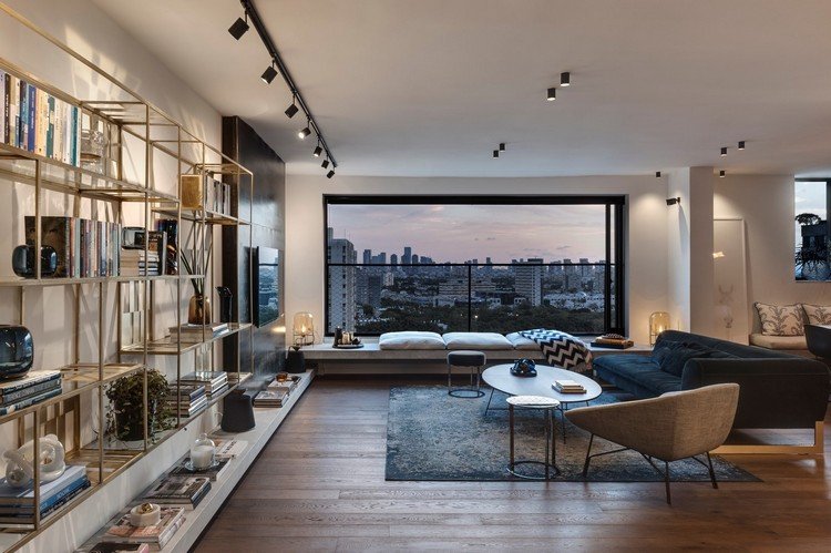 bytový dizajn industriálny elegantný štýl súmrak