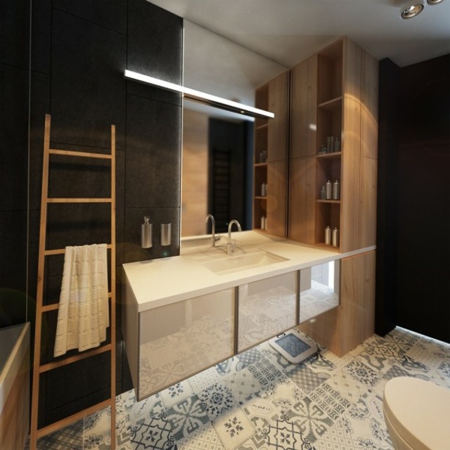 3-umývadlo-a-WC-na-stenu-fascinujúce figúrky-na-dlaždice