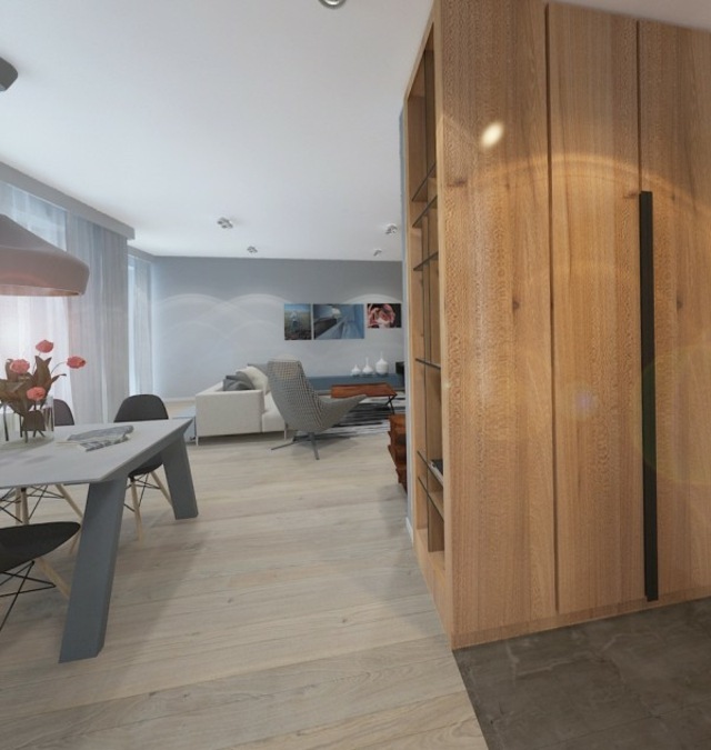 3-veľká izba-so-stolom-skriňou-v-drevenom vzhľade