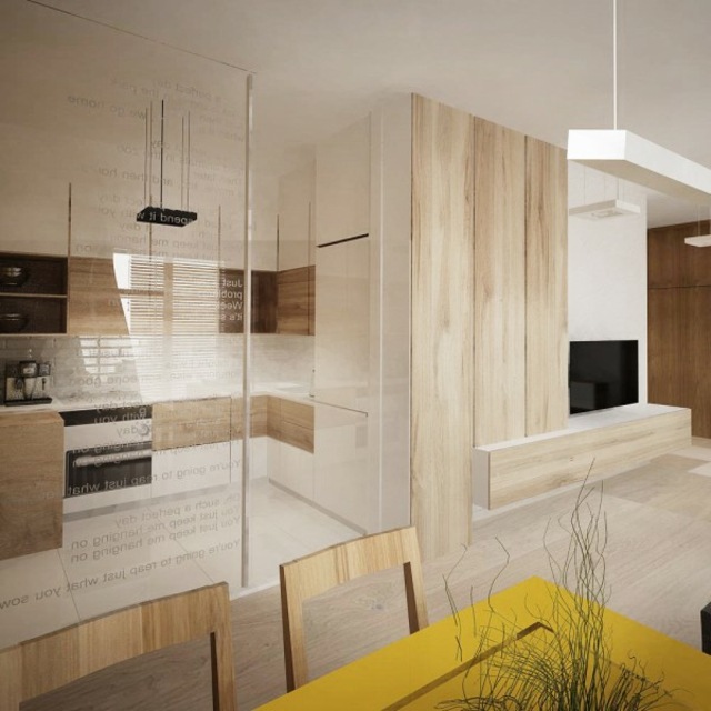 2-stôl v žltej farbe s drevenými stoličkami