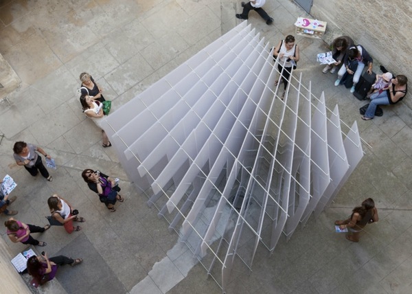 Inštalačná výstava Montpellier výstava moderného dizajnu