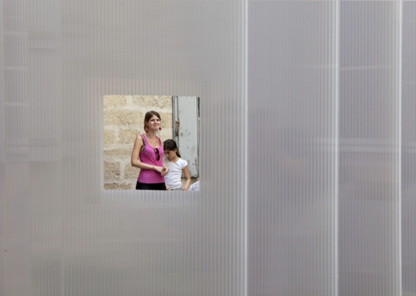 Festival architektúry, jún 2012 Francúzsko Paul Paul Scales-Atelier Kit Ateliérová súprava futuristická socha