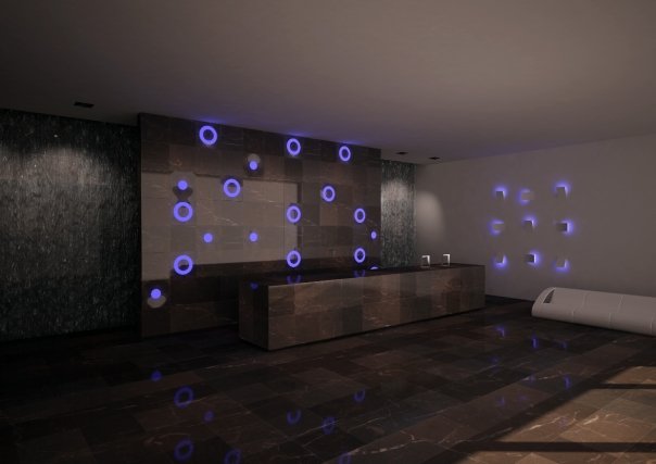 obklady stien led osvetlenie integrované IncontroArdito