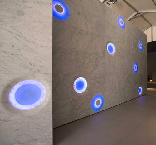 IncontroArdito zmena farby konkávne konvexné dlaždice svetlý rozmer