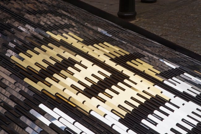 Dizajnové obklady Gold Optik-Srdce architektúry-Londýn