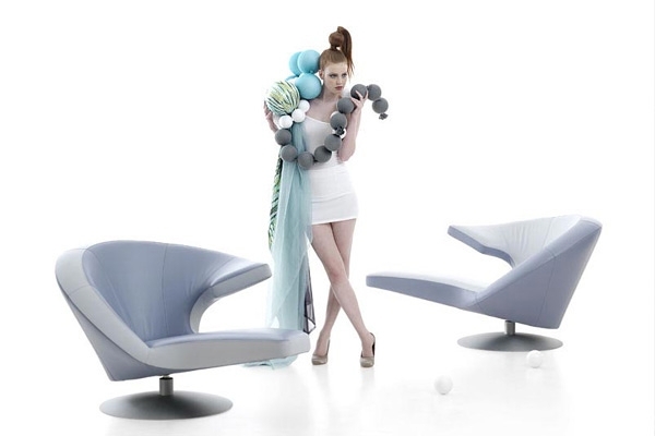 Moderné nastaviteľné kreslo