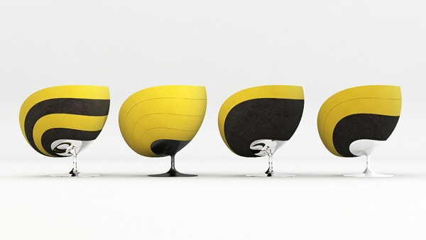 Inšpirované dizajnom nábytku ružovými lístkami Ružové lístky inšpirované dizajnom nábytku-sedenie