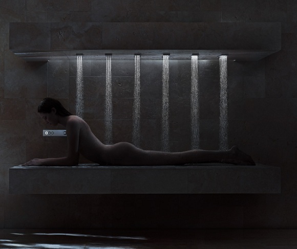 elegantný dizajn - horizontálna sprcha