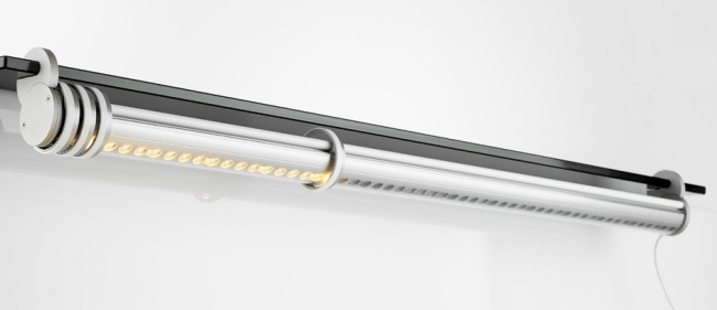 nástenné svietidlo otočné inovatívny dizajn žiarovky od dreipuls