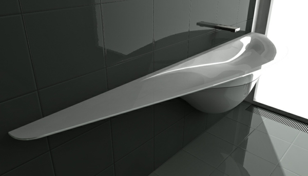 elegantné moderné umývadlo